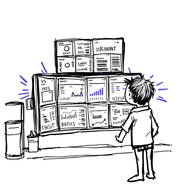 Operator overwhelmed by dashboards