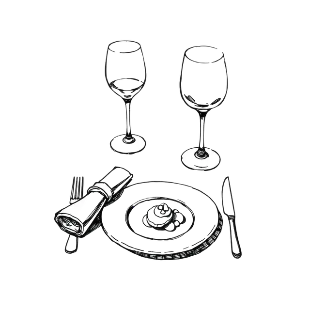 Formal table setting