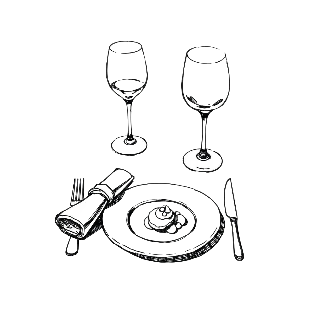 Formal table setting
